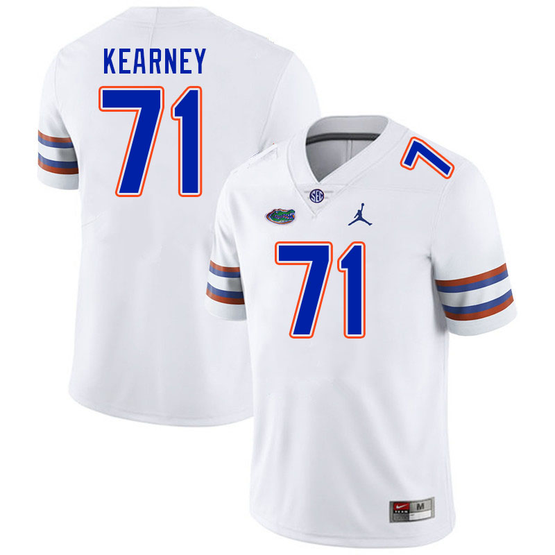 Men #71 Roderick Kearney Florida Gators College Football Jerseys Stitched Sale-White